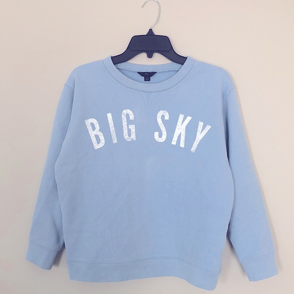 J. Crew Big Sky Crewneck Sweatshirt Size S - Picture 1 of 6